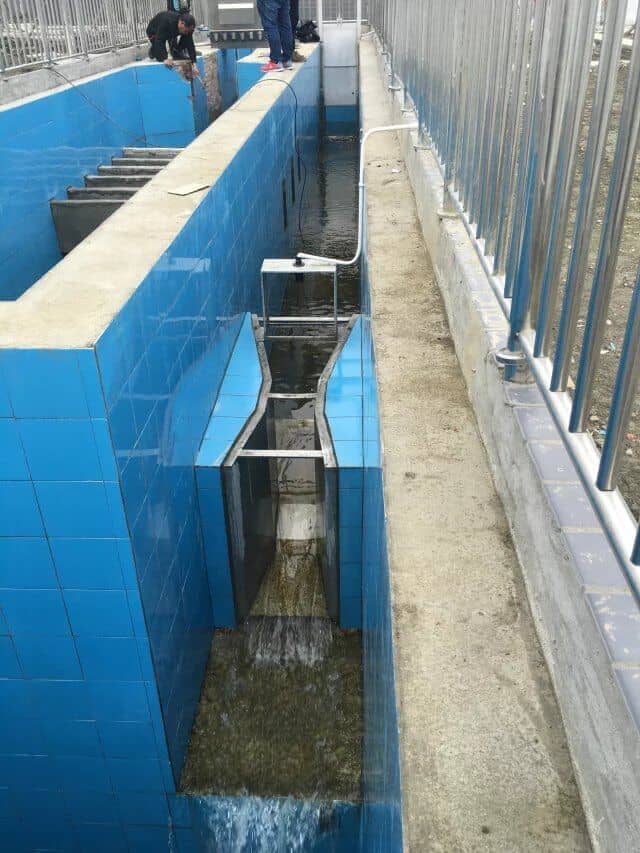 造紙廠超聲波明渠流量計(jì)安裝調(diào)試